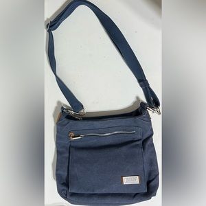 Travelon Anti-Theft Heritage RFID-Blocking Hobo Shoulder Bag Navy Blue